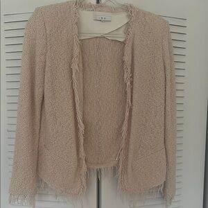IRO Women's Blush Fringed Cardigan